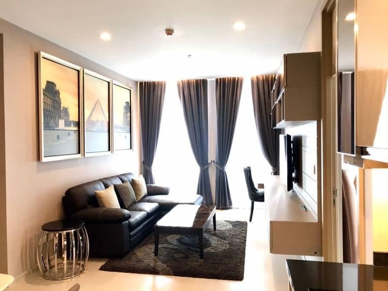 รูป LTH3981 – Noble Ploenchit FOR RENT 2 beds 2 baths size 95 Sq.M. Nearby BTS Phloen Chit station ONLY 95k/Month - รูปที่ 1/6