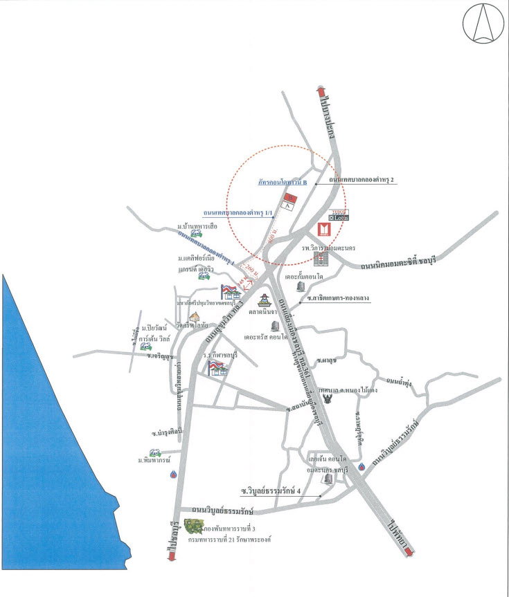 picture CONDO 33.9 square meter null Muang Chon Buri Khlong Tamru for 733000 THB - 3/3