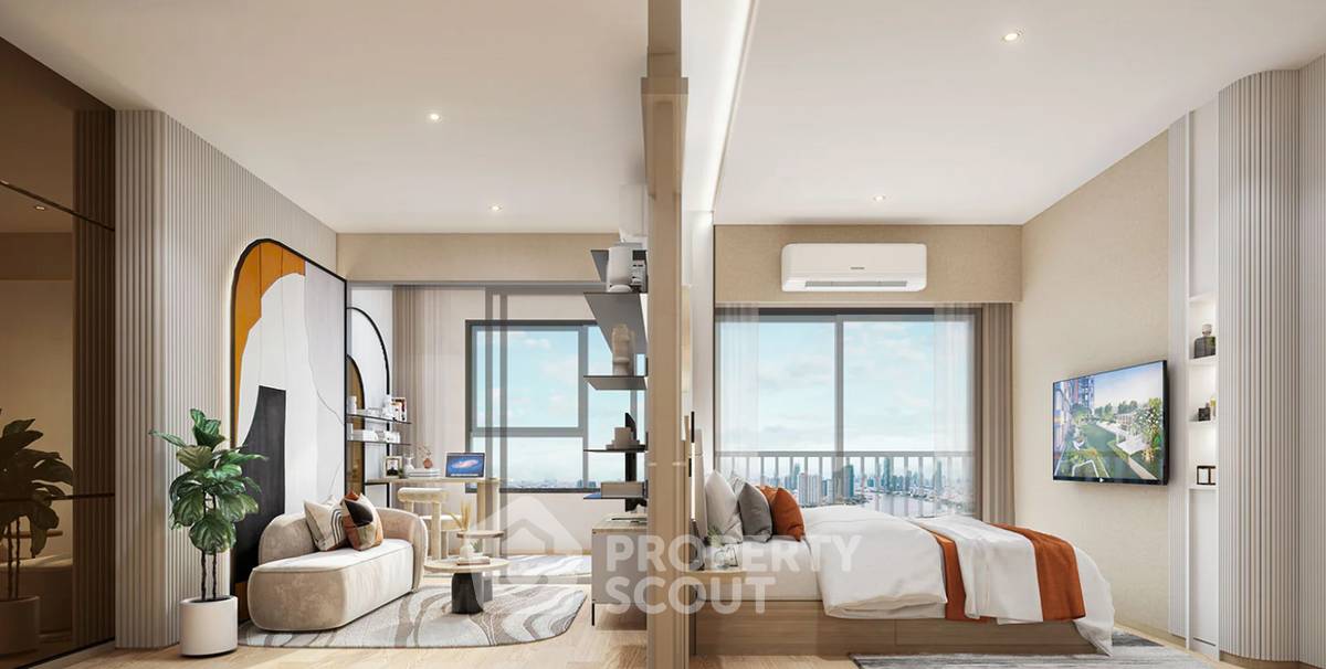 รูป คอนโด 1-ห้องนอน ที่ เฟล็กซี่ สาทร-เจริญนคร ใกล้ BTS กรุงธนบุรี (ID 1370103) - รูปที่ 7/7