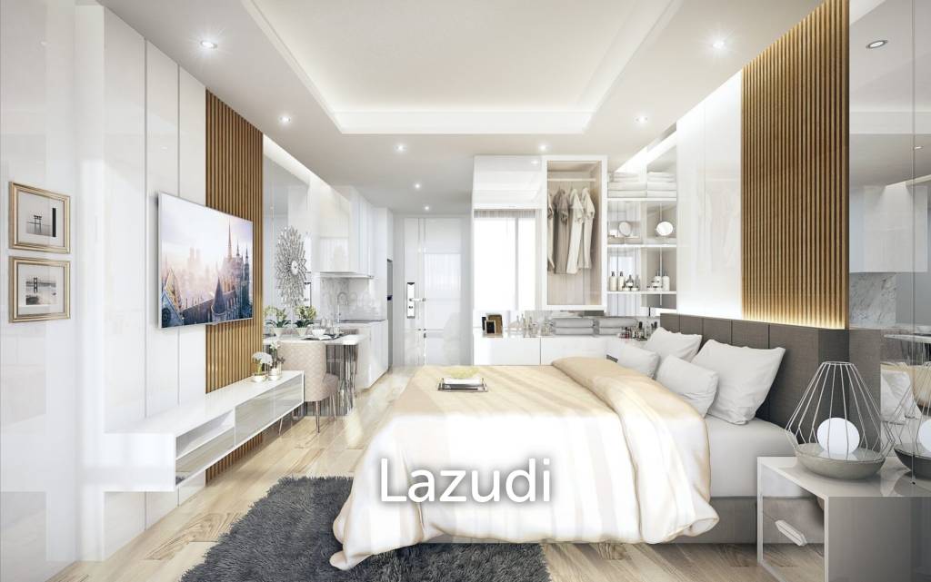 รูป 27.5 ตร.ม. สตูดิโอ 1 ห้องน้ำ คอนโดสำหรับ ขายใน บางละมุงบางละมุง - รูปที่ 2/3