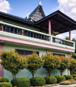 FOR RENT! : Large detached house for rent, over 240 square meters, Bang Phae area, Ratchaburi Province. Special price!!