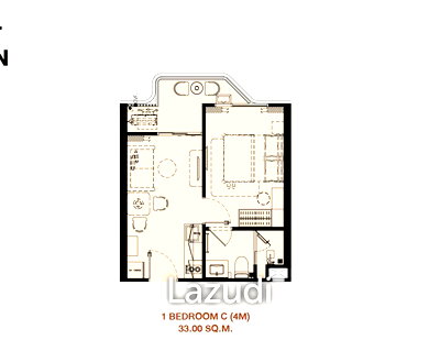 Condos for sale : 1 Bed 1 Bath 33 SQ.M The Balcony