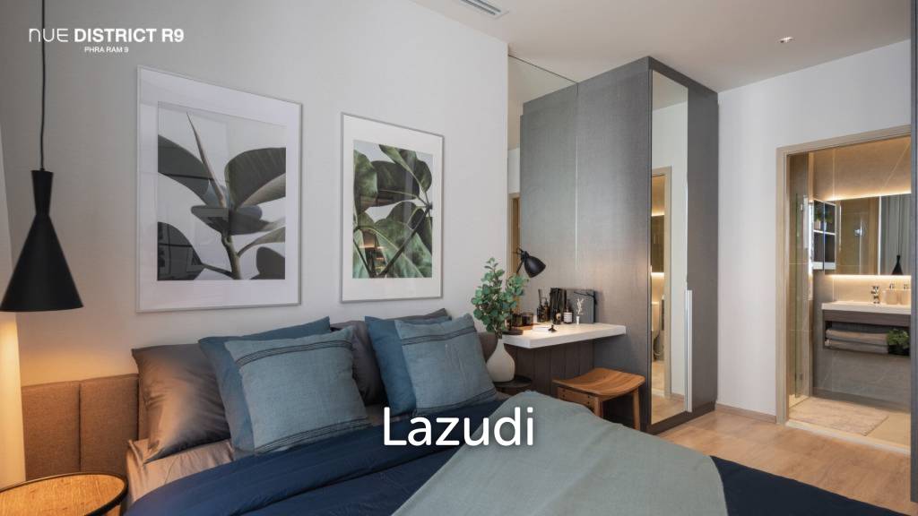 รูป 30.2 ตร.ม. 1 ห้องนอน 1 ห้องน้ำ คอนโดสำหรับ ขายใน ห้วยขวาง - รูปที่ 4/5