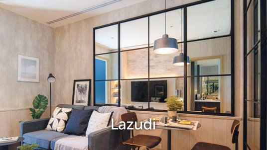 30.2 sqm modern 1 bedroom condo on 22nd floor at Nue District R9 Huai Khwang Bangkok