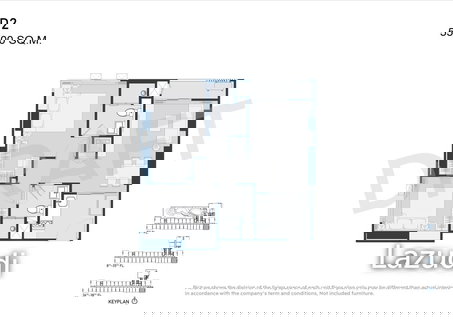 2 Bed 2 Bath 55 SQ.M Life Udomsuk Station
