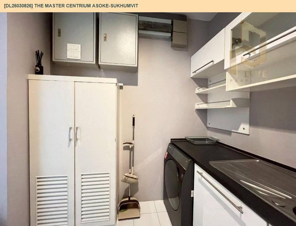 รูป DL26030826 ให้เช่าคอนโด เดอะ มาสเตอร์ เซ็นเธรี่ยม อโศก-สุขุมวิท (The Master Centrium Asoke-Sukhumvit) ใกล้ BTS อโศก พร้อมเข้าอยู่ โทรด่วน 0614453194 LineID @162cjixi - รูปที่ 9/16