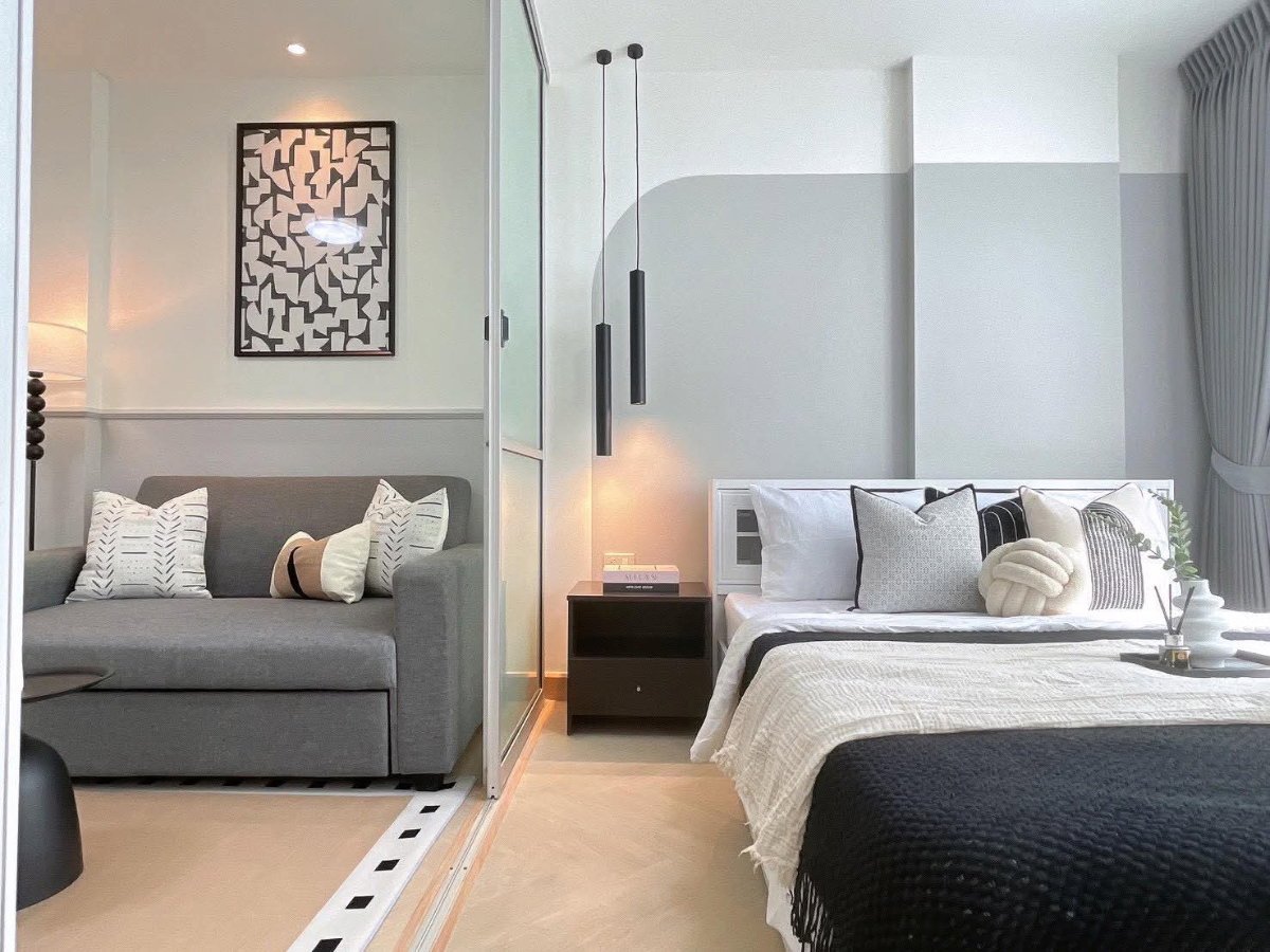 รูป BOWIE180326 ขาย D Condo รามอินทรา 🌟 30 ตรม. ห้องใหญ่ ชั้น4 - รูปที่ 1/18