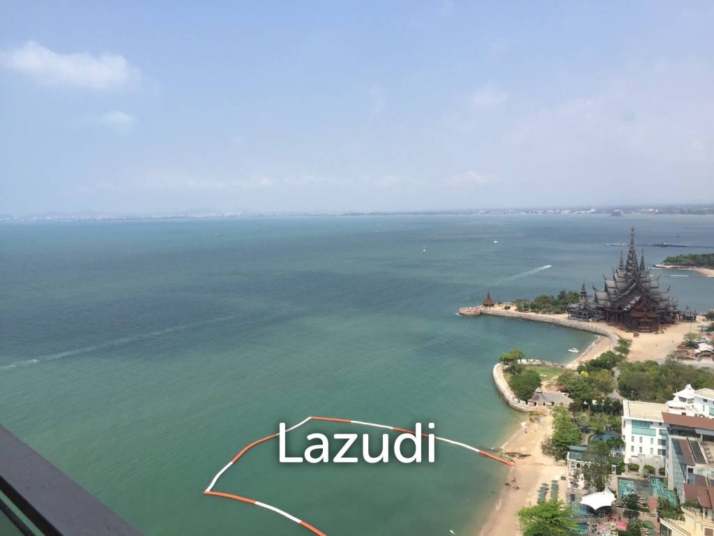 รูป คอนโดหรูพร้อมวิวทะเลที่บางละมุง ใกล้ชายหาด ชั้้นสูง บรรยากาศทันสมัย - รูปที่ 12/14