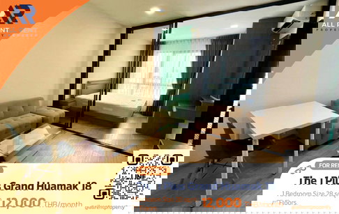 Great Value & Peaceful Living! 🔥 The 1 Plus Grand Huamak 18 for Rent | Near MRT Yellow Line & Airport Link | Private & Cozy | Ready to move in