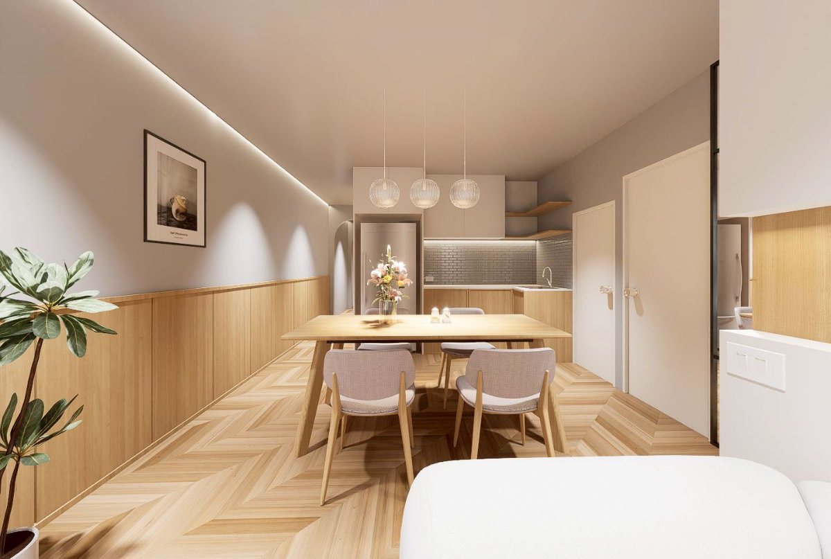 รูป เปิดตัวน้องใหม่ ขนาด 67 ตร.ม. ใกล้รถไฟฟ้าเพียง 150 เมตร คอนโดเเบบ 2 นอน 1 น้ำ - รูปที่ 33/37