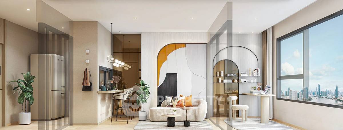 รูป คอนโด 2-ห้องนอน ที่ เฟล็กซี่ สาทร-เจริญนคร ใกล้ BTS กรุงธนบุรี (ID 1397655) - รูปที่ 6/7