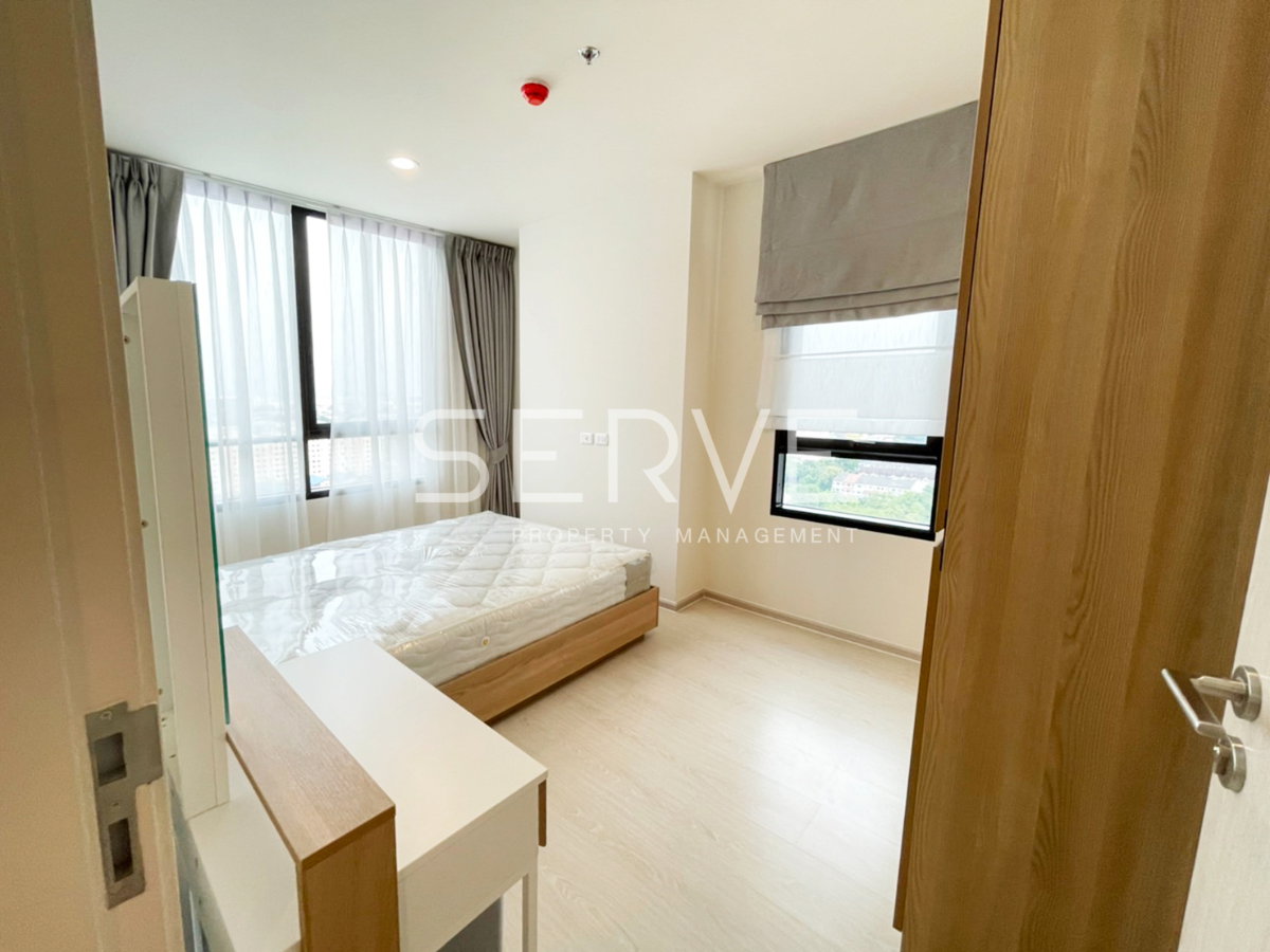 รูป 🔥18K-2นอน ห้องกว้าง แต่งสวย วิวดี ไม่โดนบล็อก เฟอร์แน่น พร้อมอยู่ คอนโดทำเลดี เดินเพียง 20ก้าว ถึง MRT ศรีรัช @  Nue Noble Chaengwattana  - รูปที่ 8/11