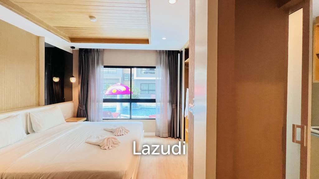 รูป คอนโด 30.5 ตร.ม. ใจกลางหัวหิน ห้องนอนวิวสระว่ายน้ำ ชั้น 2 ใกล้เมือง - รูปที่ 5/15