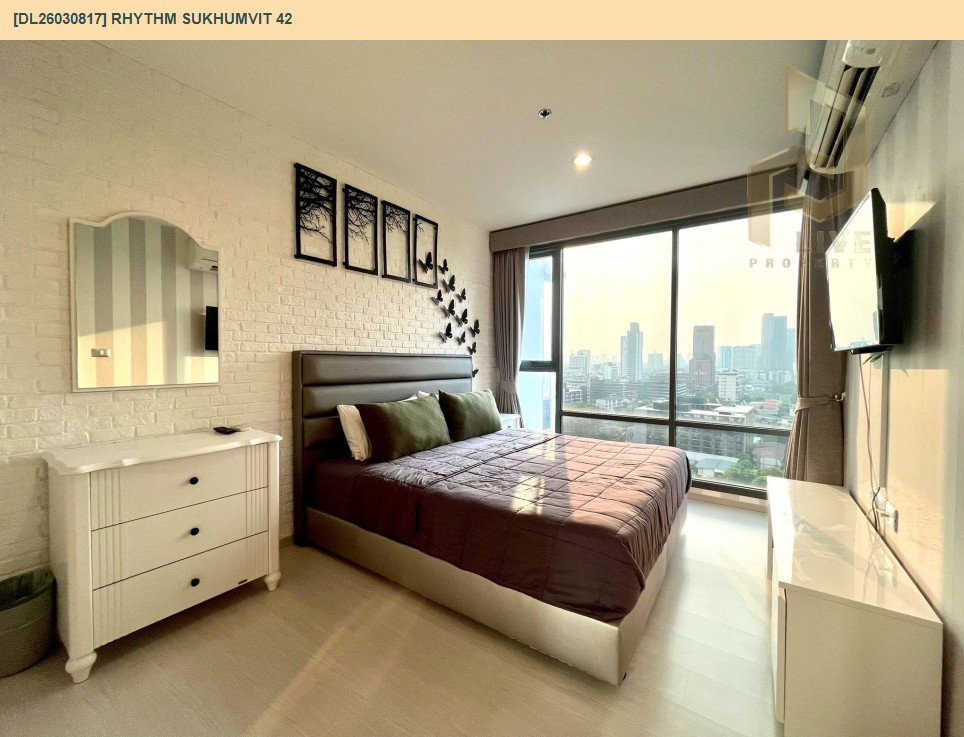 รูป DL26030817 ให้เช่าคอนโด ริทึ่ม สุขุมวิท 42 (Rhythm Sukhumvit 42) ใกล้ BTS เอกมัย พร้อมเข้าอยู่ โทรด่วน 0800343450 LineID @655ebbvc - รูปที่ 2/16