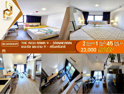 Condos for rent HomePro Rama 9 : MDL24120439 Condo for rent at The Rich Rama 9 - Srinakarin (THE RICH RAMA 9 - SRINAKARIN), ready to move in. Call urgently 0656133286 LineID @534wlwof