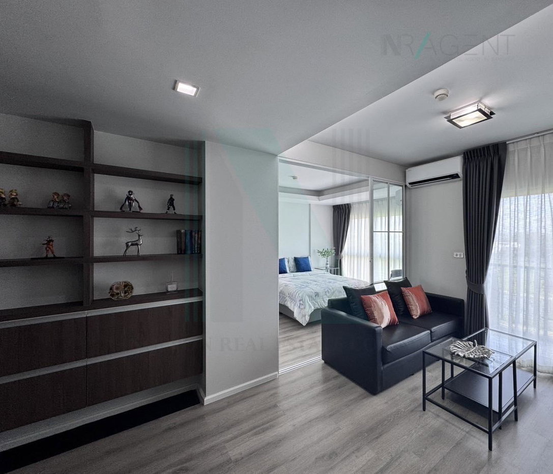 รูป ให้เช่าคอนโด ดับเบิ้ล เลค คอนโดมิเนียม เมืองทองธานี เฟส 2 อาคาร 3 ชั้น 5 สตูดิโอ ขนาด 34 ตรม ใกล้ MRT เมืองทองธานี - รูปที่ 6/8