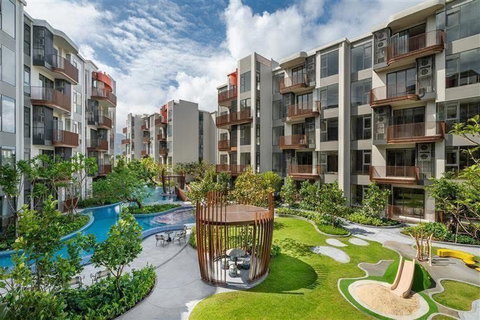 รูปภาพ Brand new condominium Two-Bedroom garden view for rental near Bangtao Beach and boat avenue, Phuket