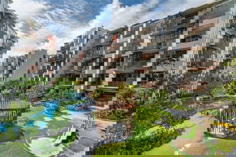 Brand new condominium Two-Bedroom garden view for rental near Bangtao Beach and boat avenue, Phuket