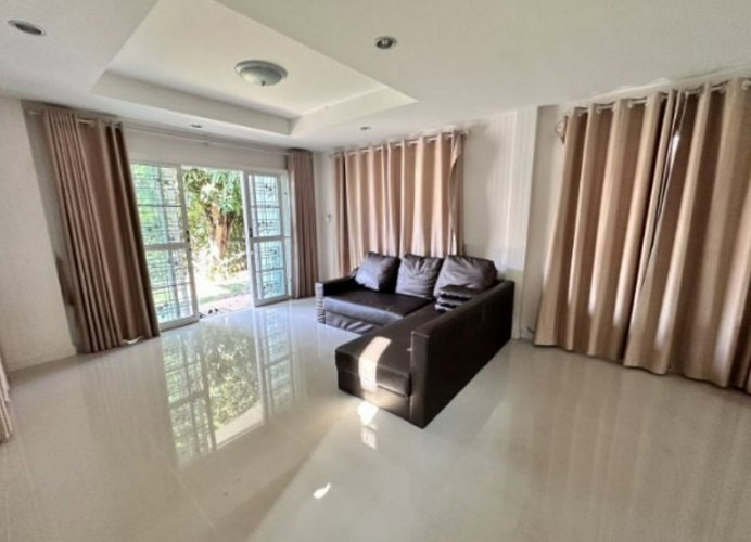 รูป ราคาถูก ให้เช่า บ้านเดี่ยว หมู่บ้านชวนชื่น กรีนบาวด์ มี 2 ชั้น 50 ตรว. 3 ห้องนอน 3น้ำ 2จอดรถ เขตบางคูวัด ปทุมธานี เพียง 16,000 บาท - รูปที่ 1/9