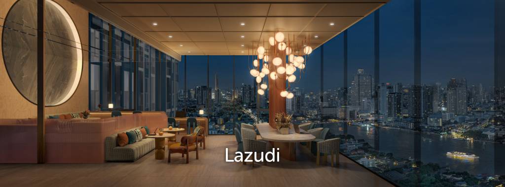 รูป คอนโดดูเพล็กซ์ 2 ชั้น 86 ตร.ม. ชั้น37 ย่านคลองสาน วิวแม่น้ำ - รูปที่ 3/16