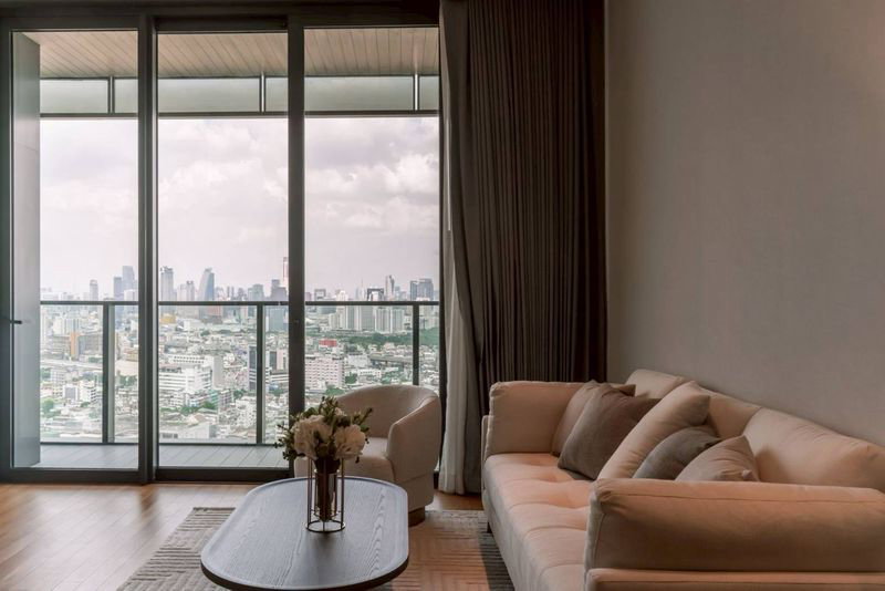 รูป 📢ให้เช่า Luxury Condo ติดริมน้ำเจ้าพระยา📍Banyan Tree Residence Riverside Bangkok ⭐️ห้อง 78.56 Sqm.  1-Bedroom Masterpiece ชั้น 40 - รูปที่ 5/11