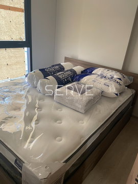 คอนโดใหม่ Nue Core Khu Khot Station - 1 นอน 26.26 ตร.ม. เฟอร์ฯ ครบ กั้นโซนครั้ว ทำเลดี ติด BTS คูคต 100 ม. / ให้เช่าคอนโด