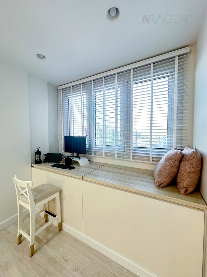 รูป 🎉 ให้เช่าคอนโด เอ็กซ์ที ห้วยขวาง อาคาร A ชั้น 32 1 ห้องนอน ขนาด 35.00 ตรม ใกล้ The Street รัชดา - รูปที่ 5/8