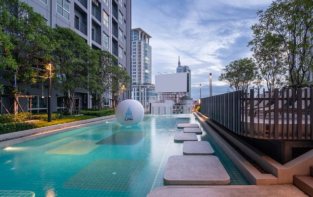 รูป โปรโมชั่นฟรี ! ลุมพินี เพลส แจ้งวัฒนะ - ปากเกร็ด สเตชั่น คอนโดใกล้ เซ็นทรัลแจ้งวัฒนะ เฟอร์ฯครบ พร้อมอยู่ ขนาด 28 ตรม. เดินทางสะดวก ศูนย์ราชการฯ, - รูปที่ 7/10