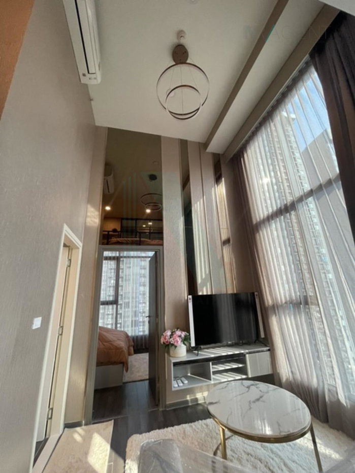 รูป 🚩 ให้เช่าคอนโด ไนท์บริดจ์ สเปซ พระราม 9 อาคาร 1 ชั้น 16 Duplex 2 ห้องนอน ขนาด 44.00 ตรม ใกล้ Central พระราม 9 - รูปที่ 4/8