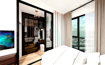 Condos for rent : 🚩 For Rent Condo THE ORIGIN PLUG & PLAY RAMINTRA Building 1, Floor 5,Studio, Room size 21 sqm