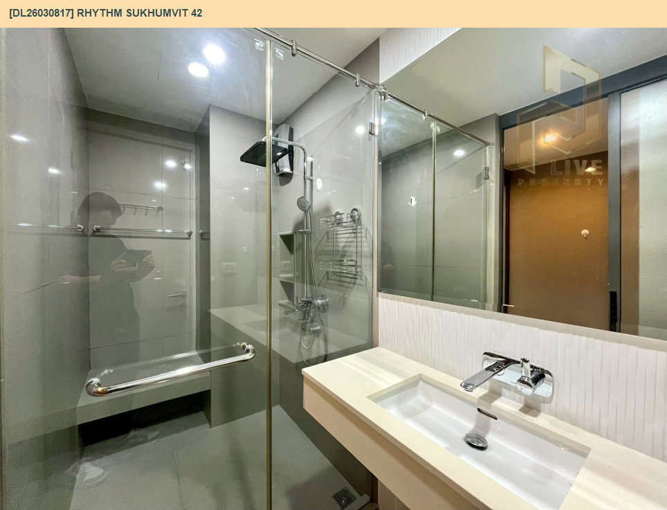 รูป DL26030817 ให้เช่าคอนโด ริทึ่ม สุขุมวิท 42 (Rhythm Sukhumvit 42) ใกล้ BTS เอกมัย พร้อมเข้าอยู่ โทรด่วน 0800343450 LineID @655ebbvc - รูปที่ 14/16