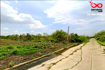 ที่ดิน คลองหลวง ปทุมธานี : ขายที่ดิน 400 ตร.ว. ซอยเอราวัณ 28/2  คลองสอง คลองหลวง ปทุมธานี ใกล้ทางด่วนกาญจนาภิเษก