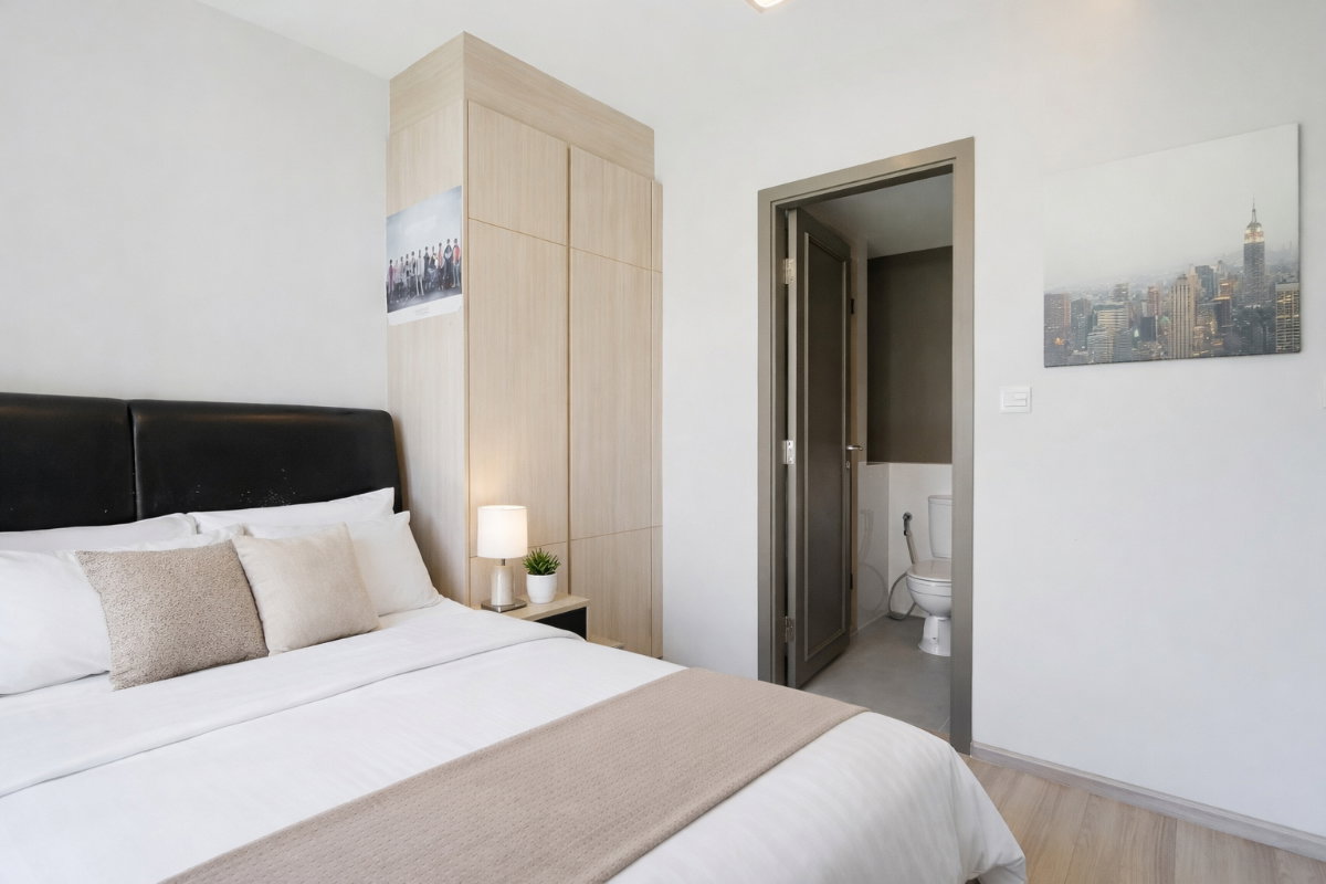 รูป 🍀🍀 🐶Pet Friendly🐱 Rare Unit❤️🔥 ให้เช่า📌 มาเอสโตร 12 ราชเทวี(Line: @rent2022) 🚆BTSราชเทวี พร้อมเข้าอยู่ 🔖A10900 - รูปที่ 3/12