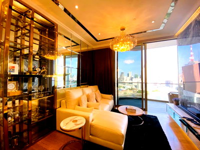 Condos for rent : LTH4678 – Magnolias Waterfront Residences FOR RENT 1 bed 1 bath size 80 Sq.M. Nearby BTS Charoennakorn station ONLY 85k/Month