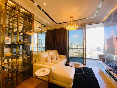 LTH4678 – Magnolias Waterfront Residences FOR RENT 1 bed 1 bath size 80 Sq.M. Nearby BTS Charoennakorn station ONLY 85k/Month