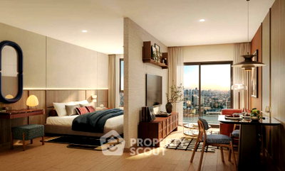 Condos for sale : High-Floor 1-BR Condo Love Charoen Nakhon near BTS Krung Thon Buri (ID 2653766)