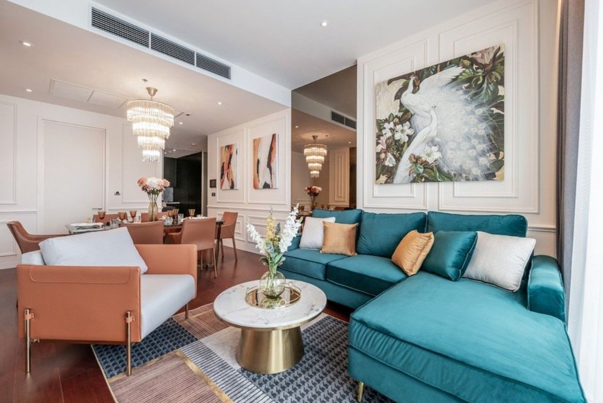รูป LTH4048 – KHUN by YOO FOR RENT 2 beds 2 baths size 82 Sq.M. Nearby BTS Thonglor station ONLY 130k/Month - รูปที่ 2/9