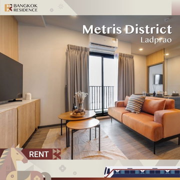 🐾 A perfect for pet lovers! Metris District Ladprao, Beautiful unit,great price 💸 Near MRT Phahon Yothin