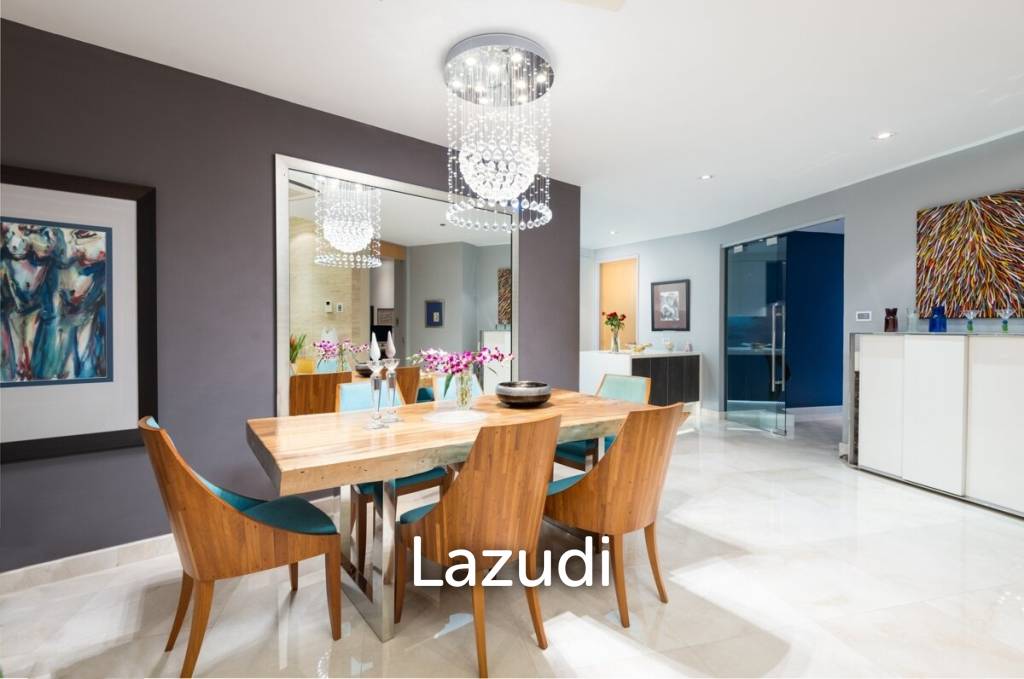 รูป คอนโดหรูริมทะเลย่านนาเกลือ 238 ตร.ม. ชั้น 10 วิวทะเลพาโนรามา - รูปที่ 10/33