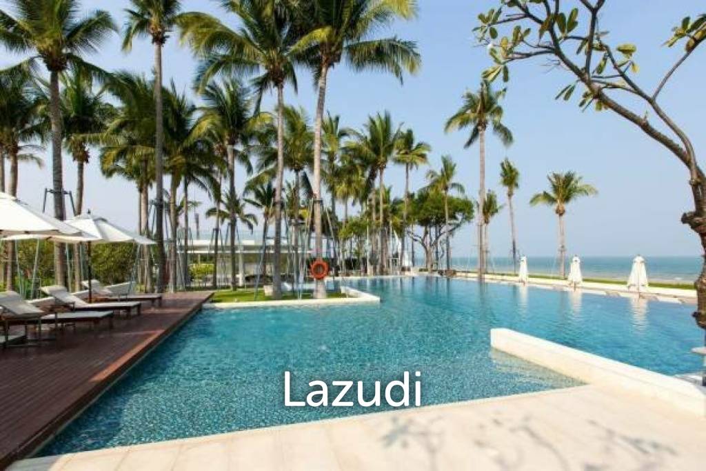 รูป คอนโดริมหาดหัวหิน 110 ตร.ม. วิวสวนและทะเลใจกลางเมือง - รูปที่ 4/16