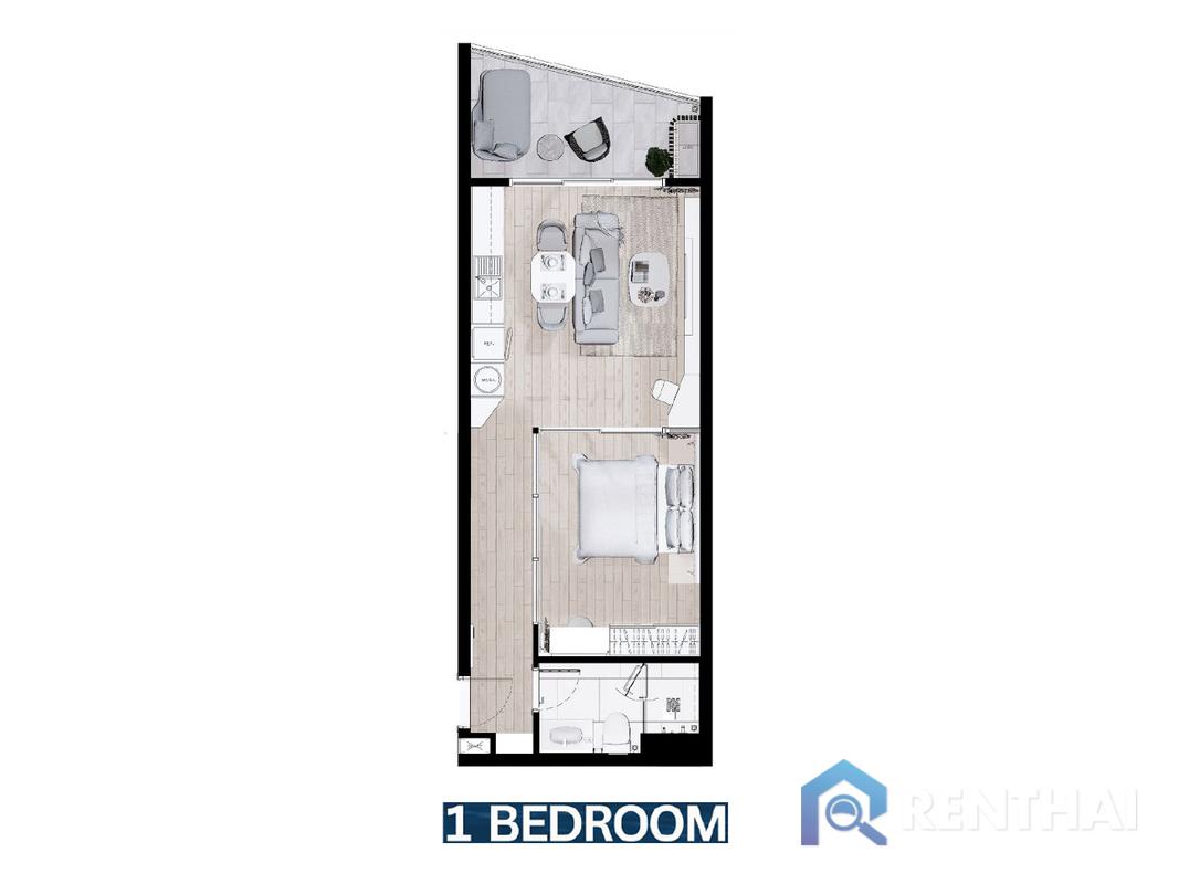 รูป สำหรับ ขาย คอนโด 1 ห้องนอน ที่ The Aqua - รูปที่ 5/25