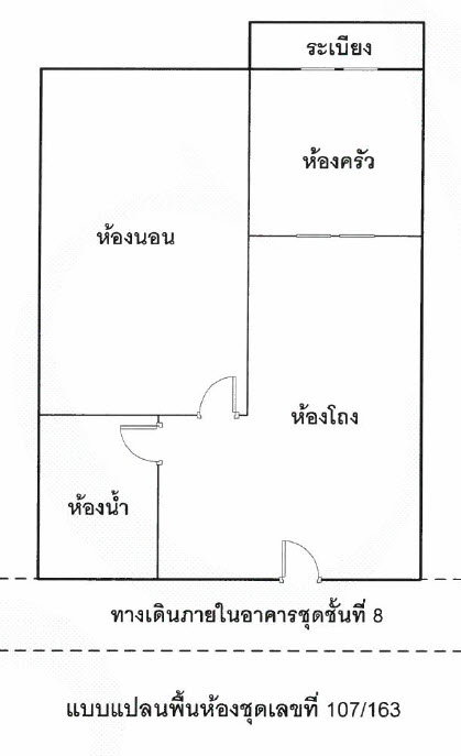 picture CONDO 31.42 square meter null Muang Nonthaburi Bang Khen for 934000 THB - 8/8