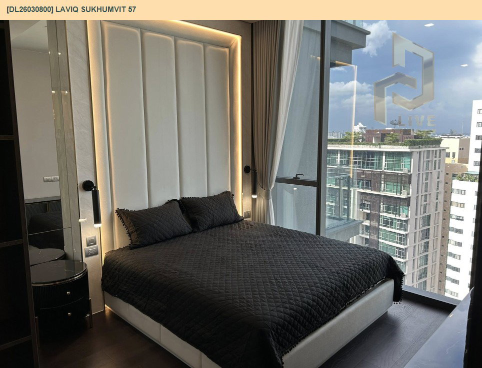 รูป DL26030800 ขายคอนโด ลาวีค สุขุมวิท 57 (LAVIQ Sukhumvit 57) ใกล้ BTS ทองหล่อ พร้อมเข้าอยู่ โทรด่วน 0653619502 LineID @897iyzll - รูปที่ 2/8