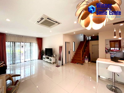 บ้านเดี่ยวให้เช่า : เช่า บ้านเดี่ยว สุขาภิบาล 2 เจโม ภัสสร บางนา วงแหวน เฟอร์จัดเต็ม พร้อมอยู่