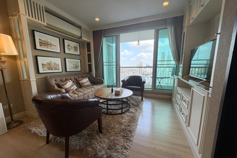 ขาย- เช่า ! Rhythm Sathorn, ทำเลสาทรใกล้ BTS ! 2 นอน, 2 น้ำ, วิวแม่น้ำ, ชั้นสูง26+, ห้องทิศเหนือ!! Code C20260300025 แต่งครบ, ราคาพิเศษ!!