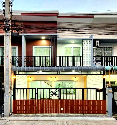 ทาวน์โฮม ศรีราชา ชลบุรี : ขายทาวน์โฮม ปาล์มวิลเลจ ใกล้นิคม เครือสหพัฒน์ ศรีราชา ชลบุรี 