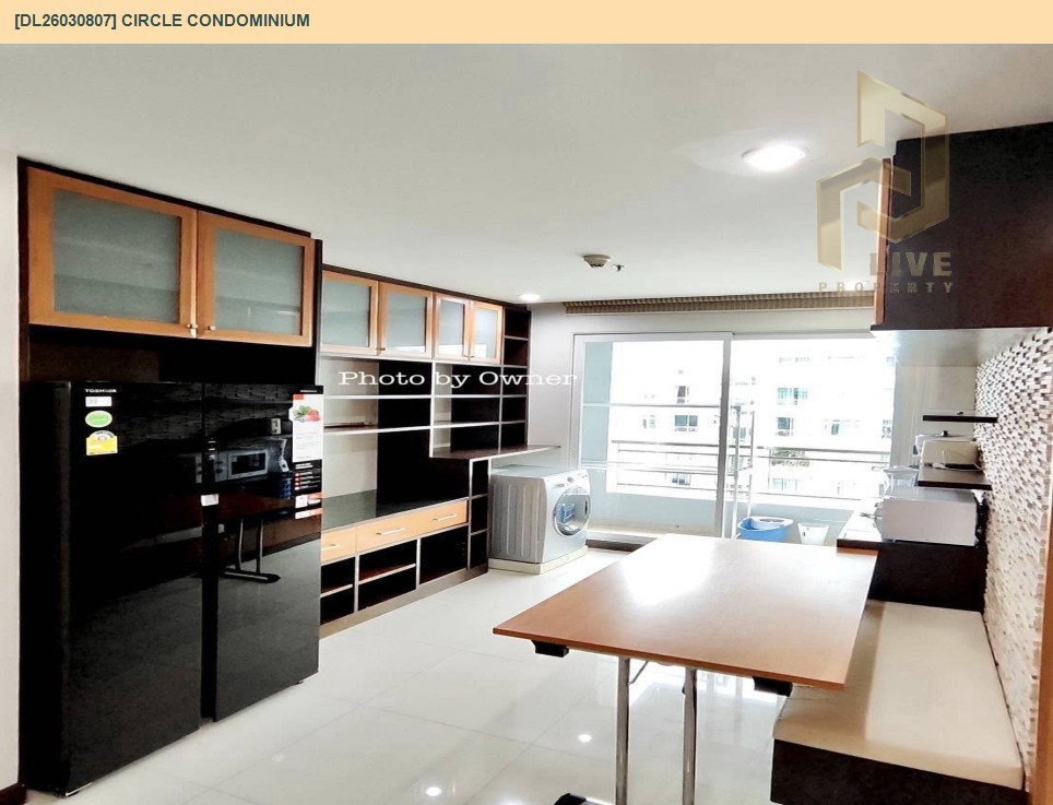 รูป DL26030807 ให้เช่าคอนโด เซอร์เคิล คอนโดมิเนียม (Circle Condominium) ใกล้ MRT เพชรบุรี พร้อมเข้าอยู่ โทรด่วน 0842740999 LineID @523dslwi - รูปที่ 11/12