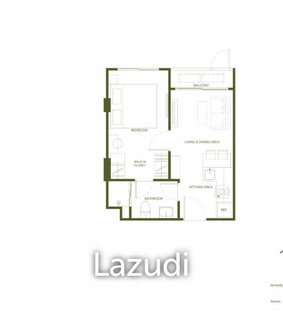 34.7 ตร.ม.  1 ห้องนอน  1 ห้องน้ำ คอนโดสำหรับ ขายใน เชิงทะเล