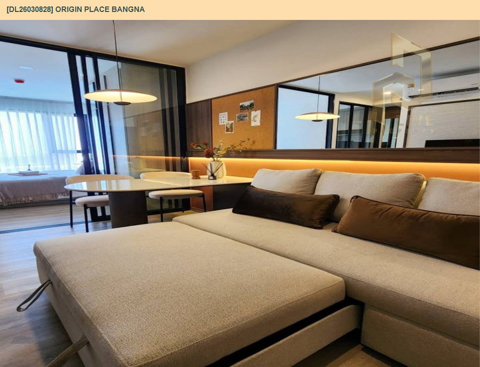 รูป DL26030828 ให้เช่าคอนโด ออริจิ้น เพลส บางนา (Origin place bangna) ใกล้ - พร้อมเข้าอยู่ โทรด่วน 0842740999 LineID @523dslwi - รูปที่ 6/12