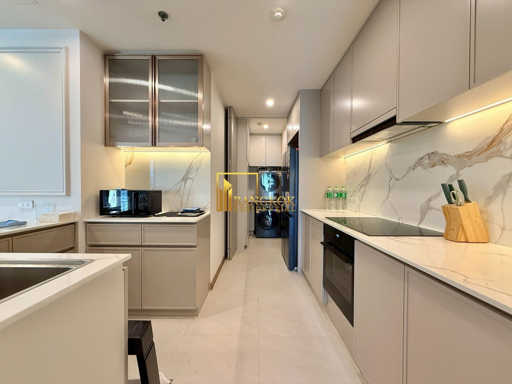 รูป The Royal Saladaeng | Beautiful 3 Bed Condo For Rent in Silom - BR61239CD - รูปที่ 11/39
